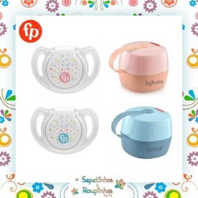 Fisher Price - Chupeta First Moments + Porta Chupeta