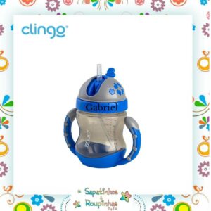 Clingo - Copo com alça e canudo com gravação a laser  - Imagem 3