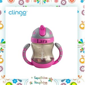 Clingo - Copo com alça e canudo com gravação a laser  - Imagem 7