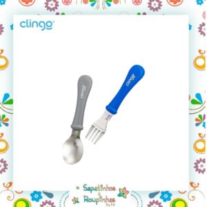 Clingo - Talheres infantis de inox com gravação a laser - Imagem 4