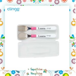 Clingo - Kit talheres com estojo com gravação a laser - Imagem 15