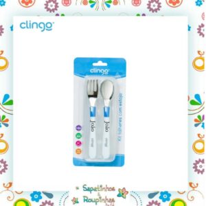 Clingo - Kit talheres com estojo com gravação a laser - Imagem 19