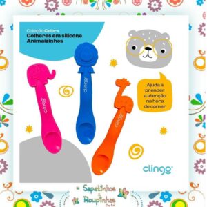 Clingo - Colher em Silicone Animaizinhos - Imagem 4