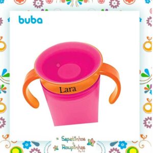 Buba - Copo de treinamento 360° com alça com gravação a laser - Imagem 4