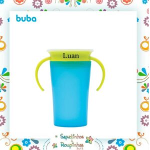 Buba - Copo de treinamento 360° com alça com gravação a laser - Imagem 7