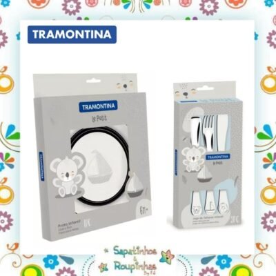 Tramontina - Kit De Alimentação 4 Peças Com Gravação A Laser 