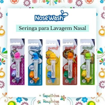 NoseWash - Seringa Infantil Para Lavagem Nasal