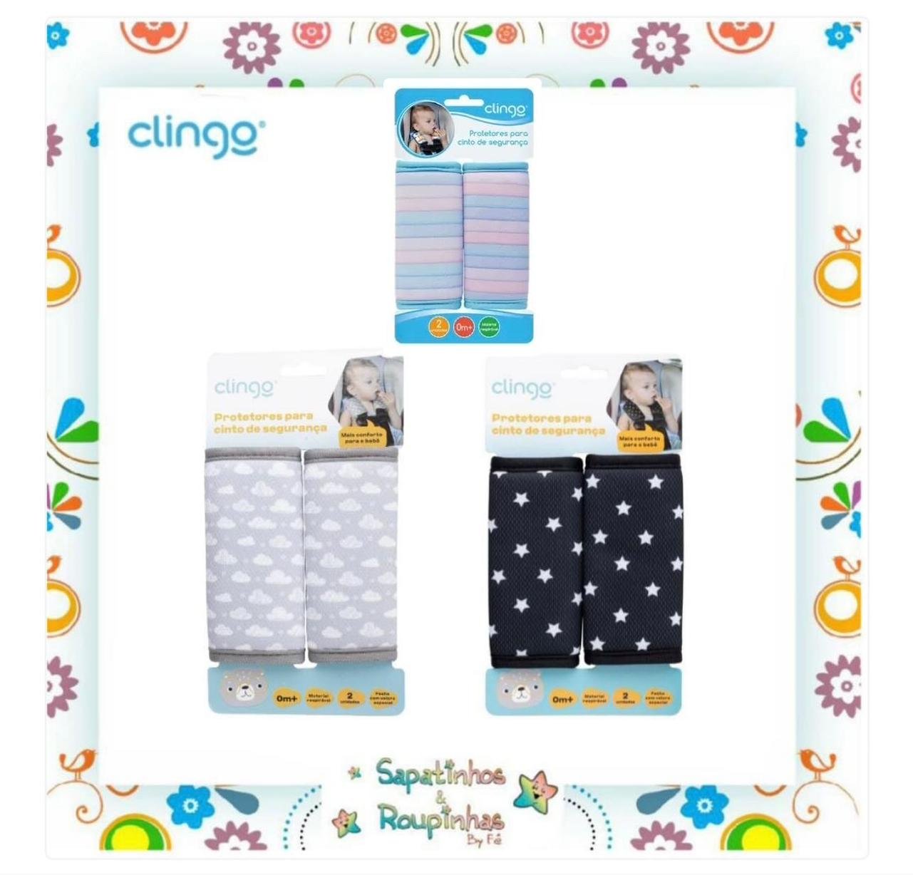 Clingo - Protetores para cinto de segurança