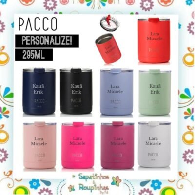 PACCO – Copo Térmico Happycup 295 ml Com Gravação A Laser
