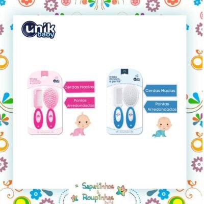Unik - Baby - Kit baby escova e pente