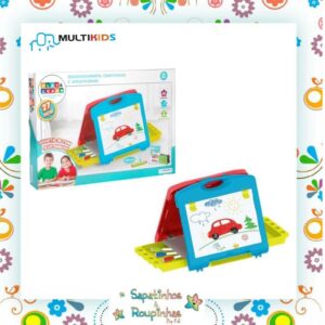 Multikids - Play & Learn Lousa dupla face 2 em 1 Maleta - Imagem 3