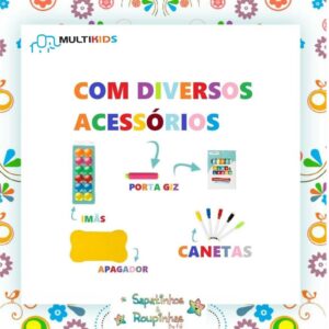 Multikids - Play & Learn - Lousa Mágica 2 Em 1 - Imagem 10