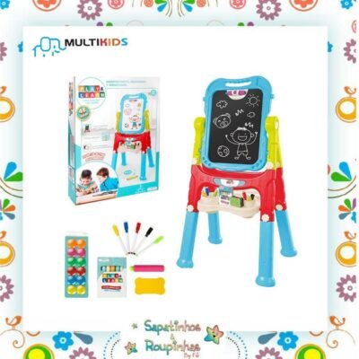 Multikids - Play & Learn - Lousa Mágica 2 Em 1