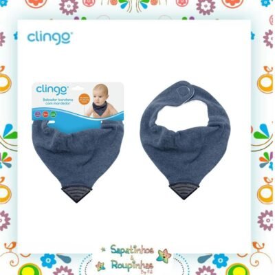 Clingo - Babador bandana com mordedor