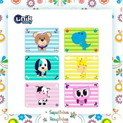 Unik baby - Jogo Americano Impermeável Turminha Animal Unik