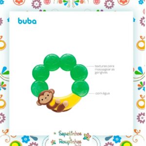 Buba - Mordedor macaquinho baby com água - Imagem 3