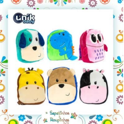 Unik baby - Mochila de pelúcia