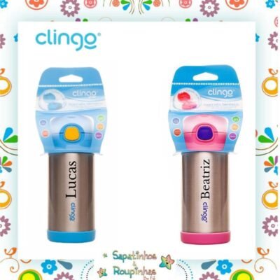 Clingo - Garrafa térmica com gravação a laser