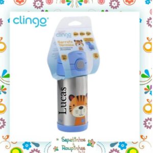 Clingo Garrafa térmica tigre com gravação a laser - Imagem 5