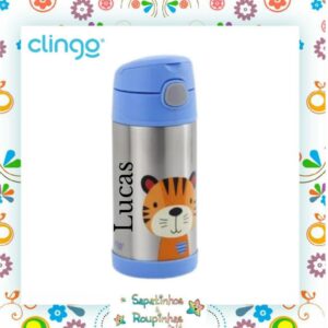 Clingo Garrafa térmica tigre com gravação a laser - Imagem 4