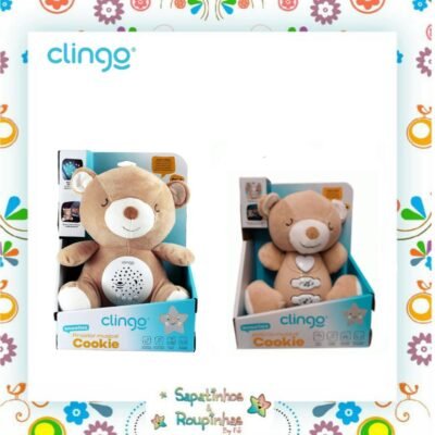 Clingo - Kit Projetor musical Cookie + Pelúcia musical Cookie