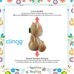 Clingo - Kit Projetor musical Cookie + Pelúcia musical Cookie - Imagem 3