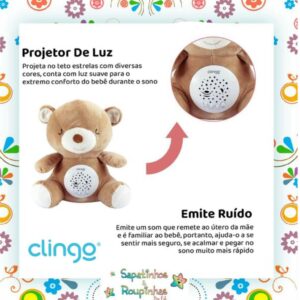 Clingo - Kit Projetor musical Cookie + Pelúcia musical Cookie - Imagem 13