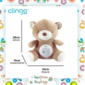 Clingo - Kit Projetor musical Cookie + Pelúcia musical Cookie - Imagem 15