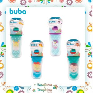 Buba - Copo parede dupla animal fun com gravação a laser - Imagem 1