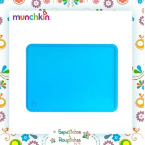 Munchkin - Kit Prato de treinamento com ventosa + Jogo Americano Infantil + Talheres infantis + Tijela Bowls + Copo com tampa removível com gravação a laser - Imagem 7