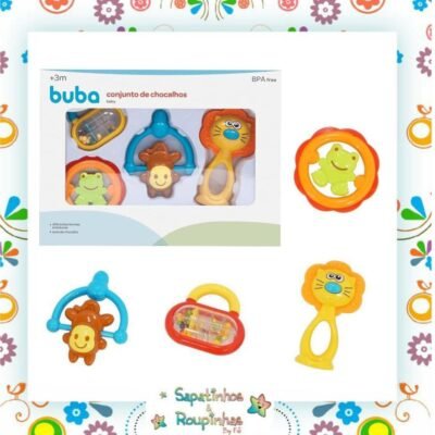 Buba - Conjunto de chocalhos baby
