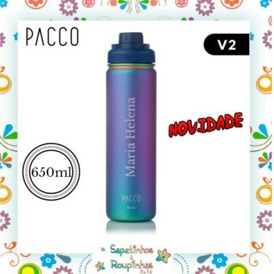PACCO – Garrafa Térmica Hydra V2 650ml Boreal com Gravação A Laser