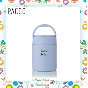 PACCO - Pote Térmico Food Jar 350ml lavanda com gravação a laser - Imagem 5