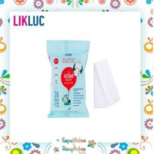 LikLuc - Kit Assoar Baby Lenços Umedecidos com Solução salina + Aspirar Baby Aspirador Nasal + Kit conveniência com cartela com bicos descartáveis - Imagem 3