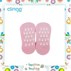 Clingo - Kit Pantufa antiderrapante com chocalho + Naninha com mordedor + Lata alta redonda com alça com gravação a laser - Imagem 15