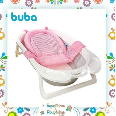 Buba - Kit Rede de Banheira Baby + Banheira Dobrável Baby