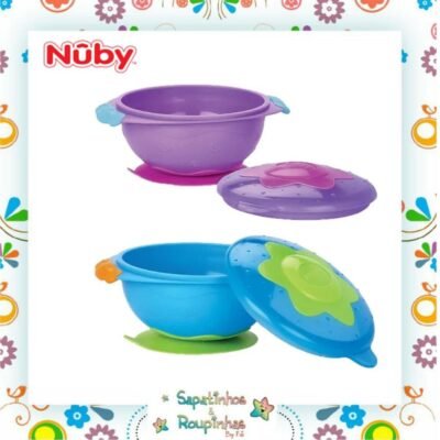 Nûby - Tigela com ventosa e tampa