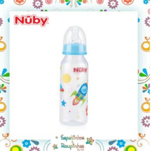 Nûby - Mamadeira de bico normal 240ml - Imagem 6