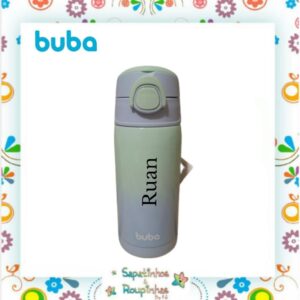 Buba - Garrafa Térmica com Canudo 400ml com gravação a laser - Imagem 8