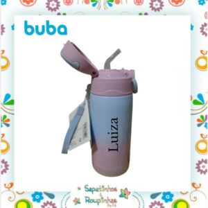 Buba - Garrafa Térmica com Canudo 400ml com gravação a laser - Imagem 3