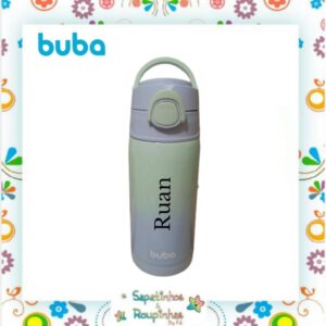 Buba - Garrafa Térmica com Canudo 400ml com gravação a laser - Imagem 9