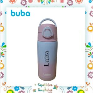Buba - Garrafa Térmica com Canudo 400ml com gravação a laser - Imagem 4