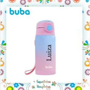 Buba - Garrafa Térmica com Canudo 400ml com gravação a laser - Imagem 5