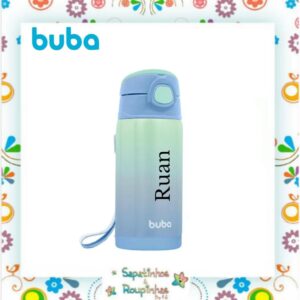Buba - Garrafa Térmica com Canudo 400ml com gravação a laser - Imagem 10
