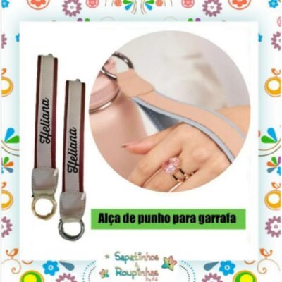 Alça pra garrafa com gravação a laser