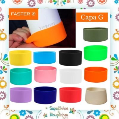 Faster - Case de silicone para garrafa térmica G