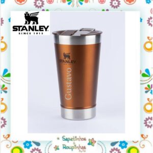 Stanley -  Copo térmico de cerveja com tampa Maple 473ml com gravação a laser - Imagem 2