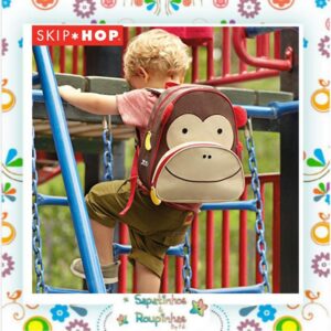 Skip Hop - Mochila Infantil Zoo Macaco - Imagem 3