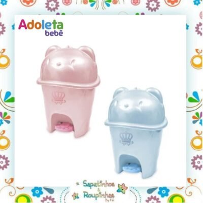 Adoleta bebê - Lixeira com pedal majestic