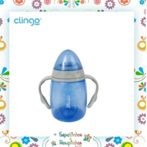 Clingo - Copo com Alças e Bico em Silicone